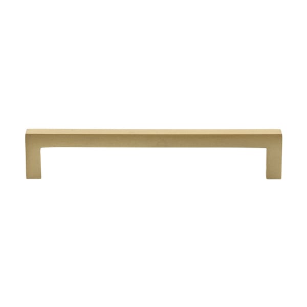Gliderite Hardware 6-1/4 in. Center to Center Solid Square Bar Pull Satin Gold 21683-160-SG-1 - main